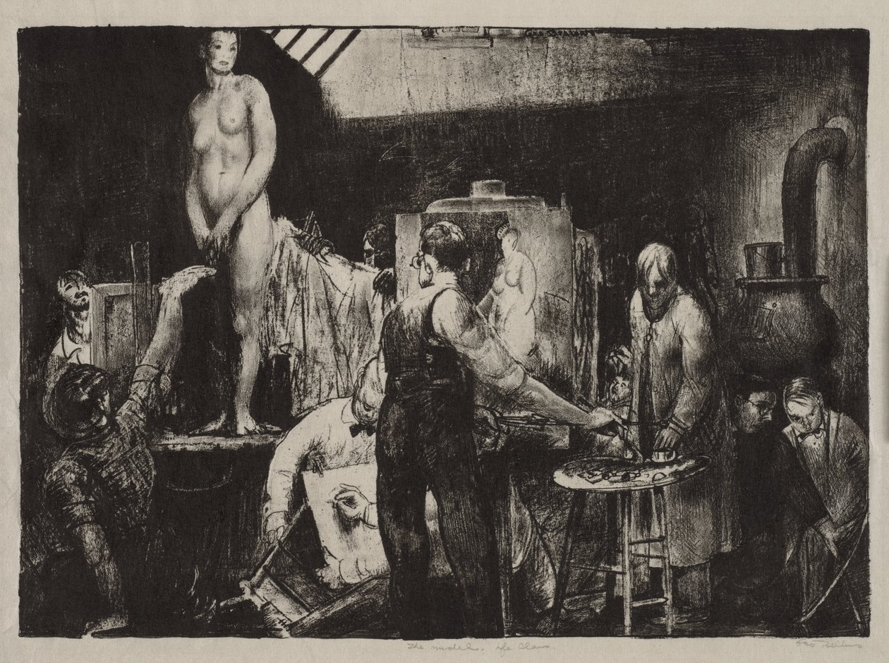 "Livstegning" af George Bellows
