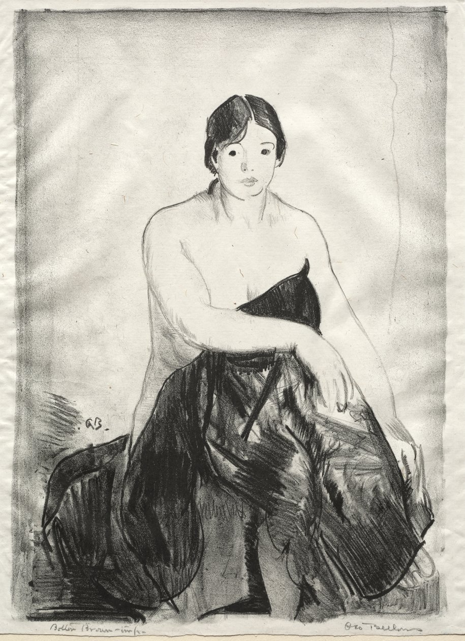 Modellen, den anden sten af George Bellows