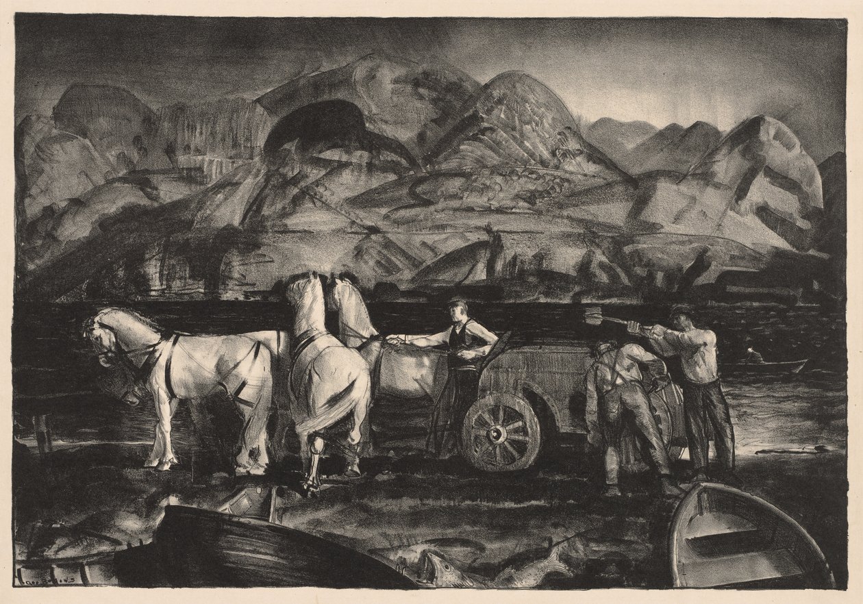 Sandspandet af George Bellows