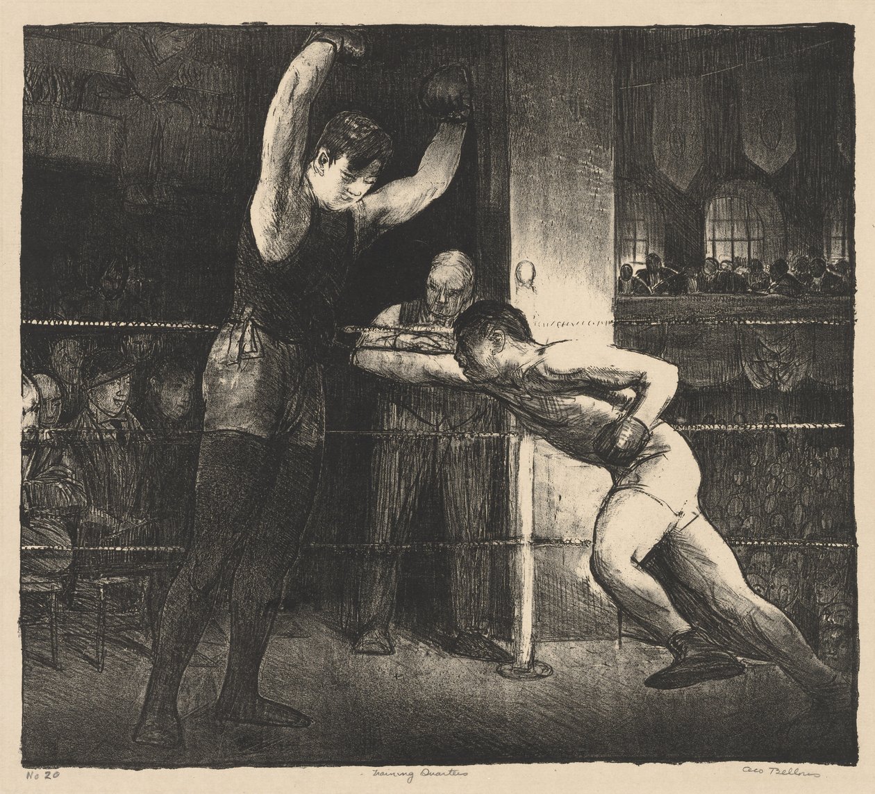 Træningslokaler af George Bellows
