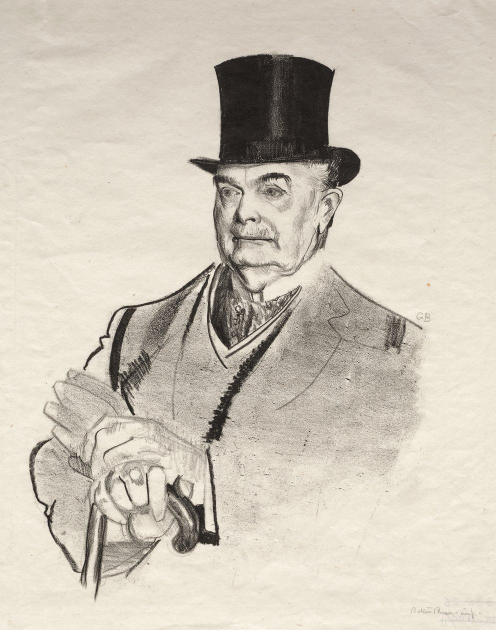 W. E. Story, Esq., første tilstand af George Bellows