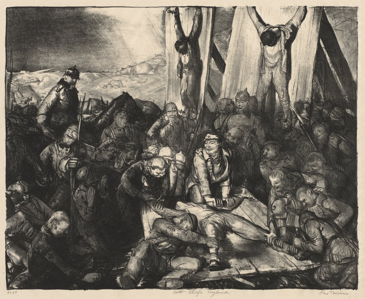 War Series:  Guds straf, England af George Bellows