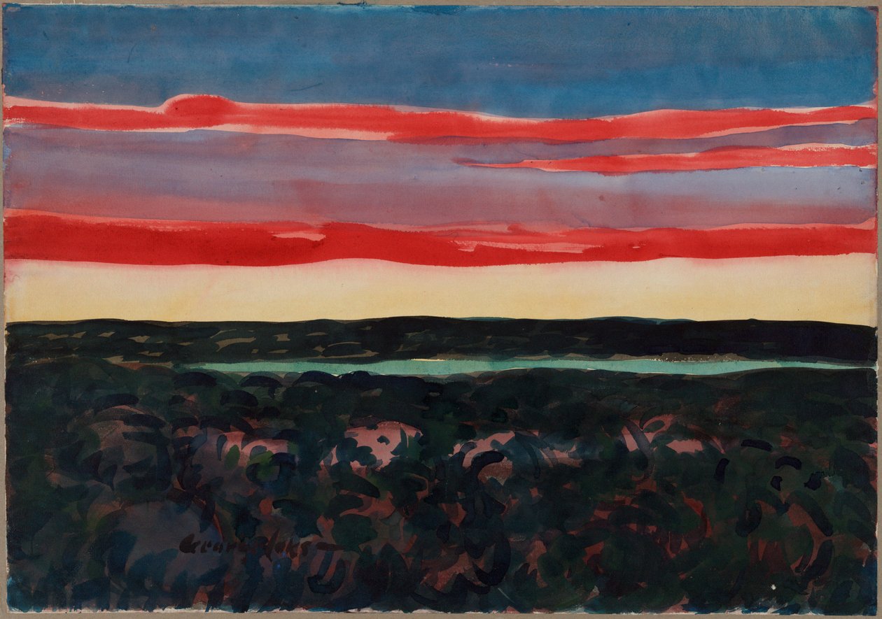 Aftenpragt af George Benjamin Luks