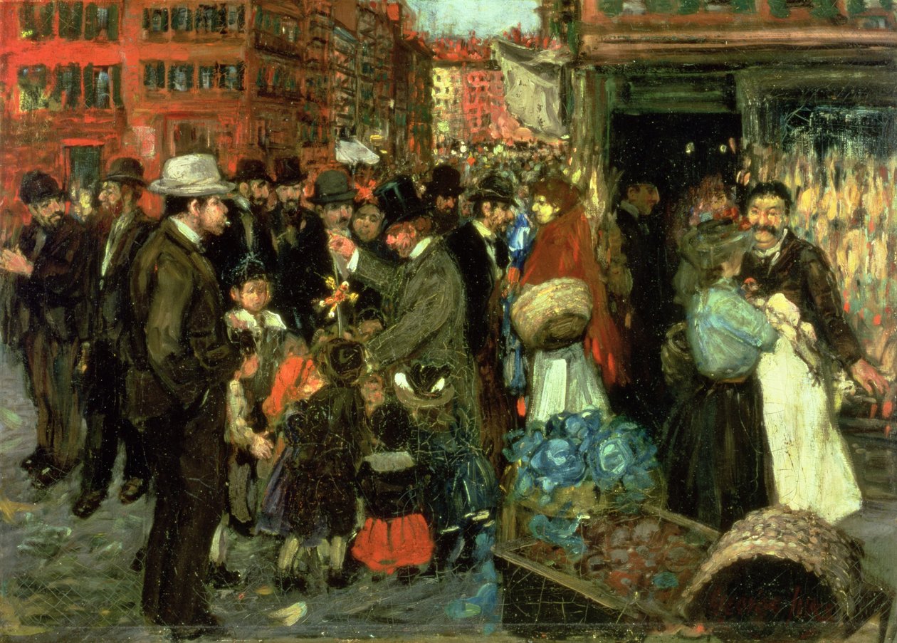 Hester Gade af George Benjamin Luks
