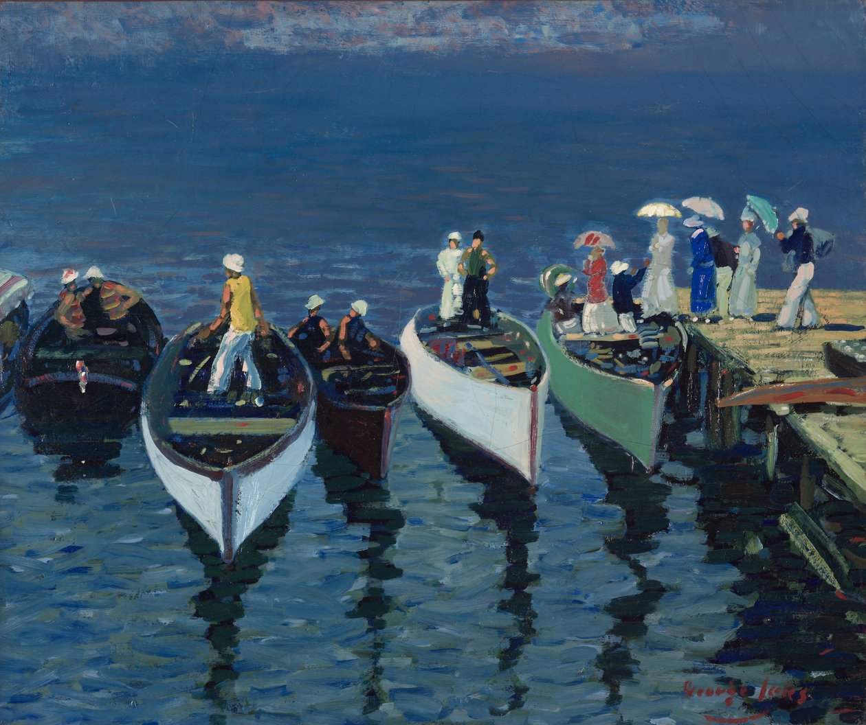 Ferie på Hudson af George Benjamin Luks