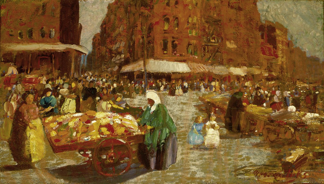 Houston Street af George Benjamin Luks