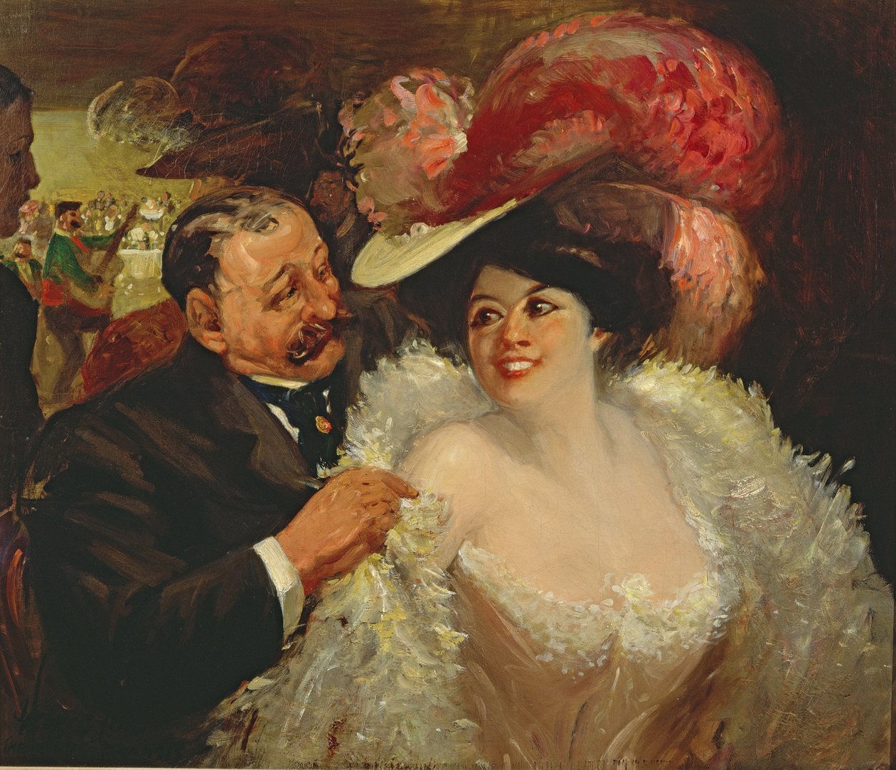 Café Francis af George Benjamin Luks