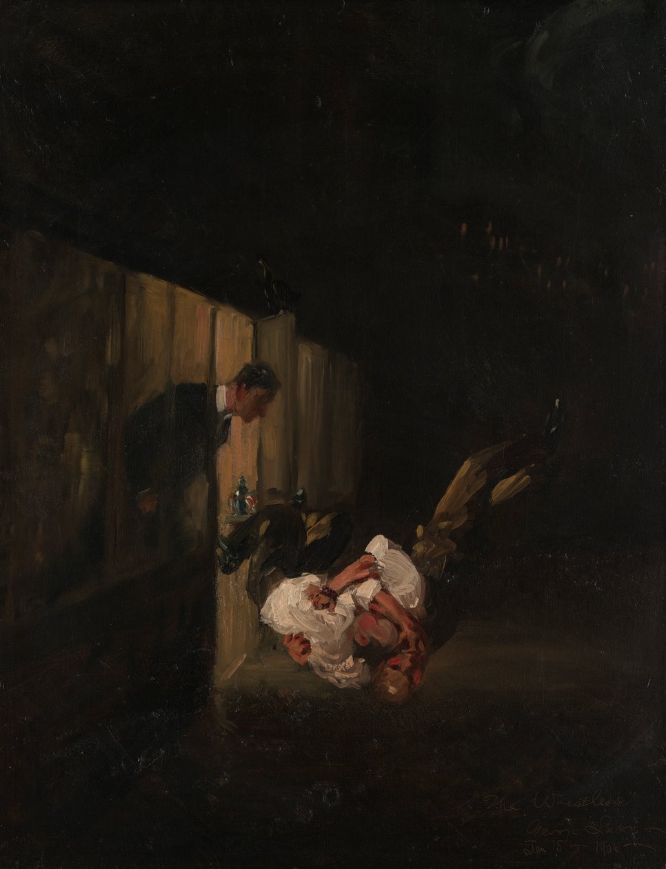 Wrestlerne af George Benjamin Luks