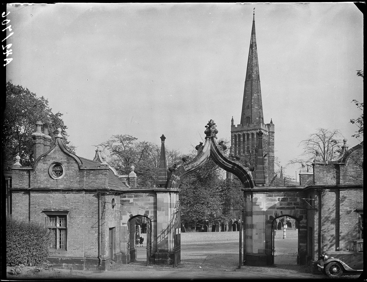 Aston Hall, Gateway, Witton Lane, Aston Park, Aston, Birmingham, 1941. af George Bernard Mason