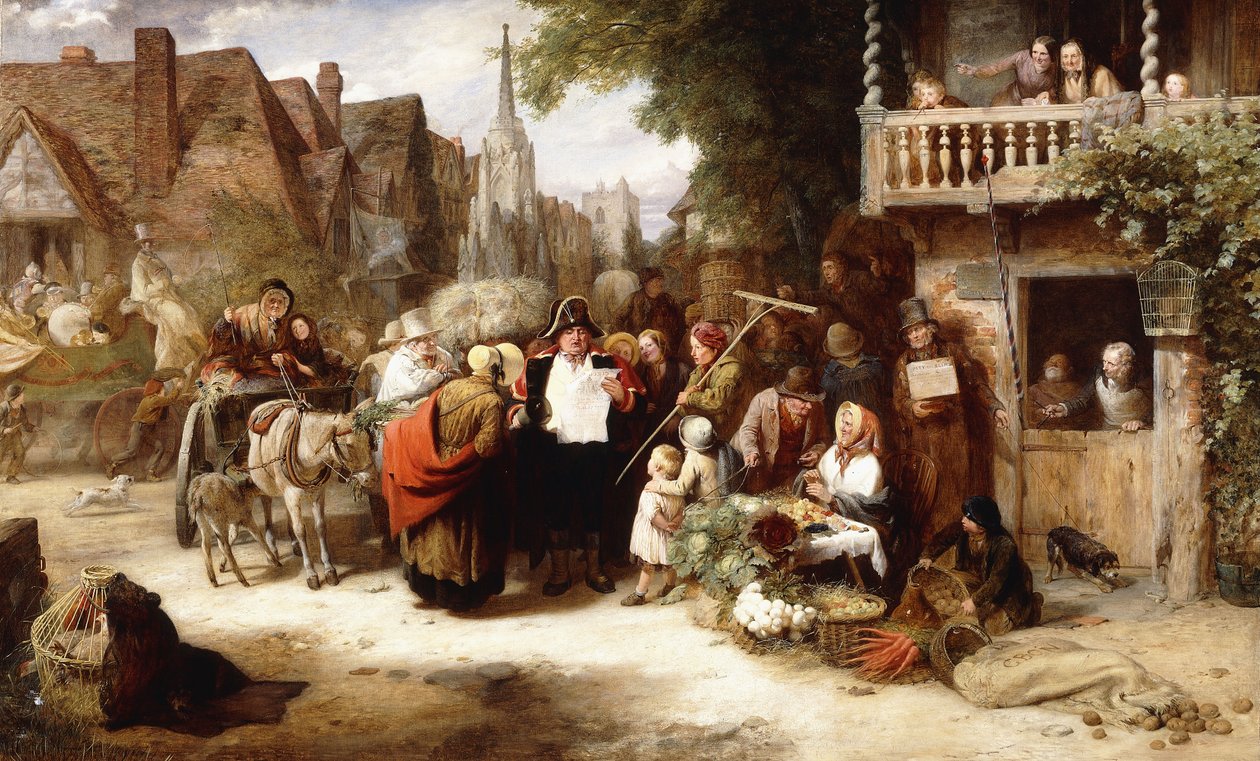 Markedsdag, Hippodromens ankomst, af George Bernard O