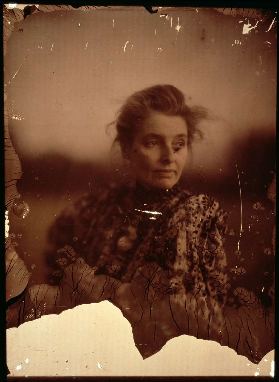 Portrætfotografi af Beatrice Webb (1858-1943) (autokrom foto) (se også 2900) af George Bernard Shaw