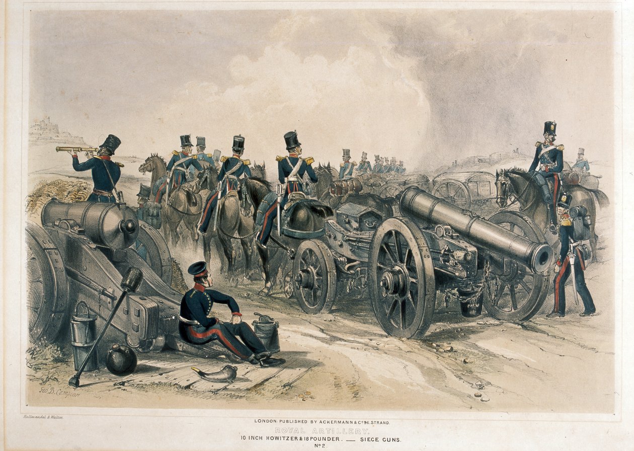 Royal Artillery, vind våben af George Bryant (after) Campion