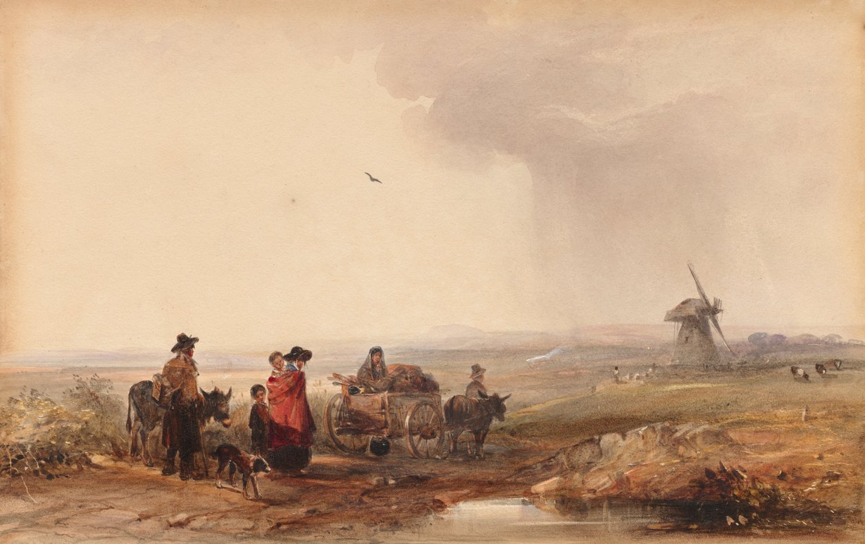 Gypsy Camp, Holland af George Bryant Campion
