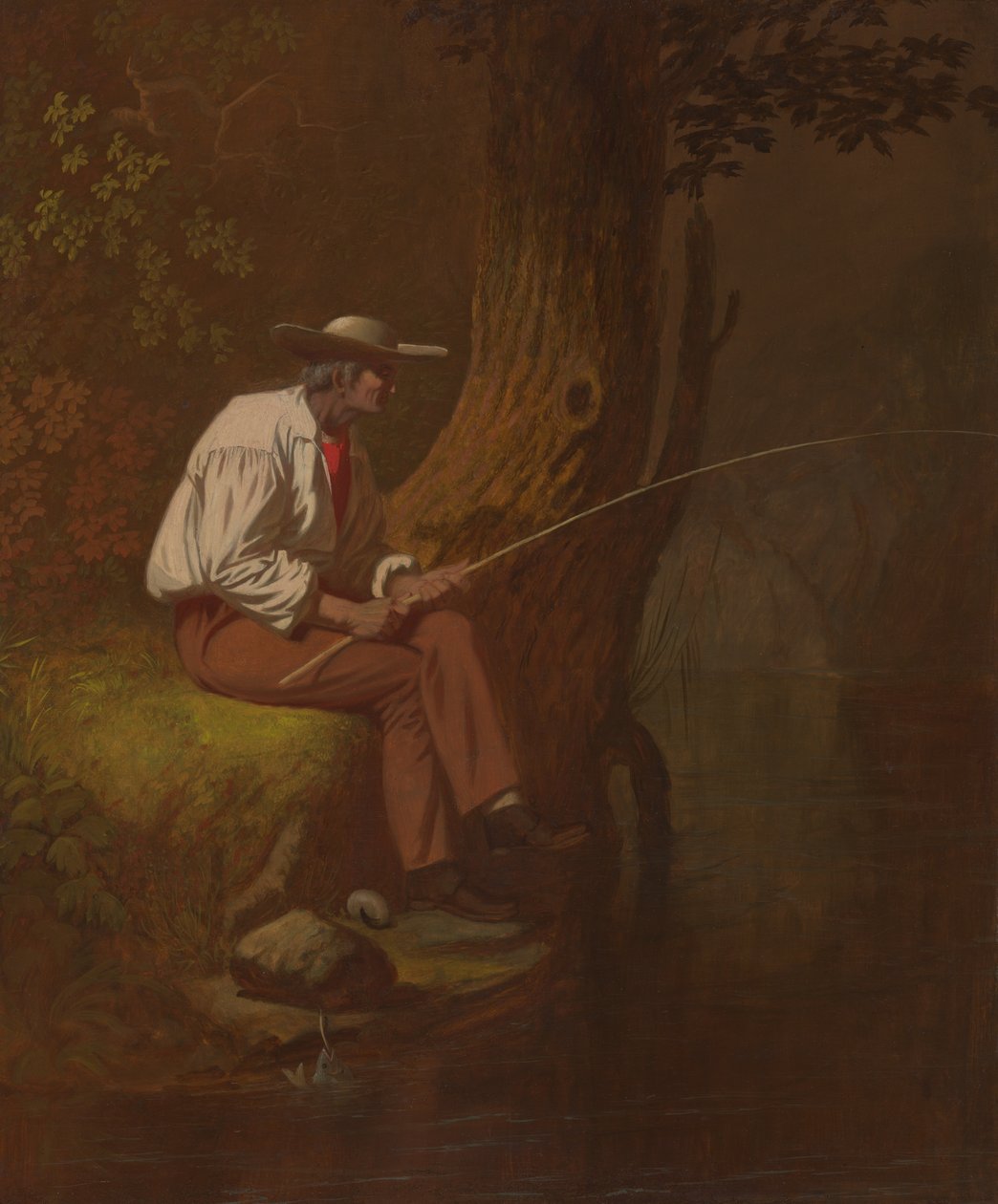 Mississippi-fisker af George Caleb Bingham