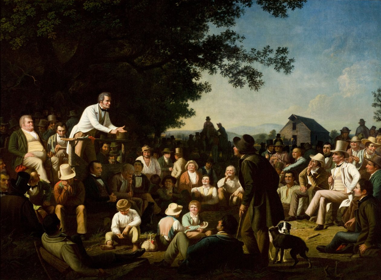 Stump taler af George Caleb Bingham