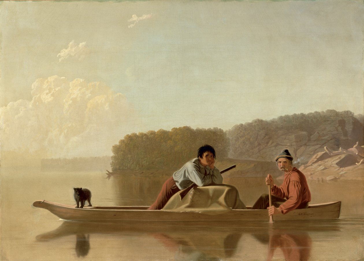 Fangstmændene vender tilbage, 1851 af George Caleb Bingham