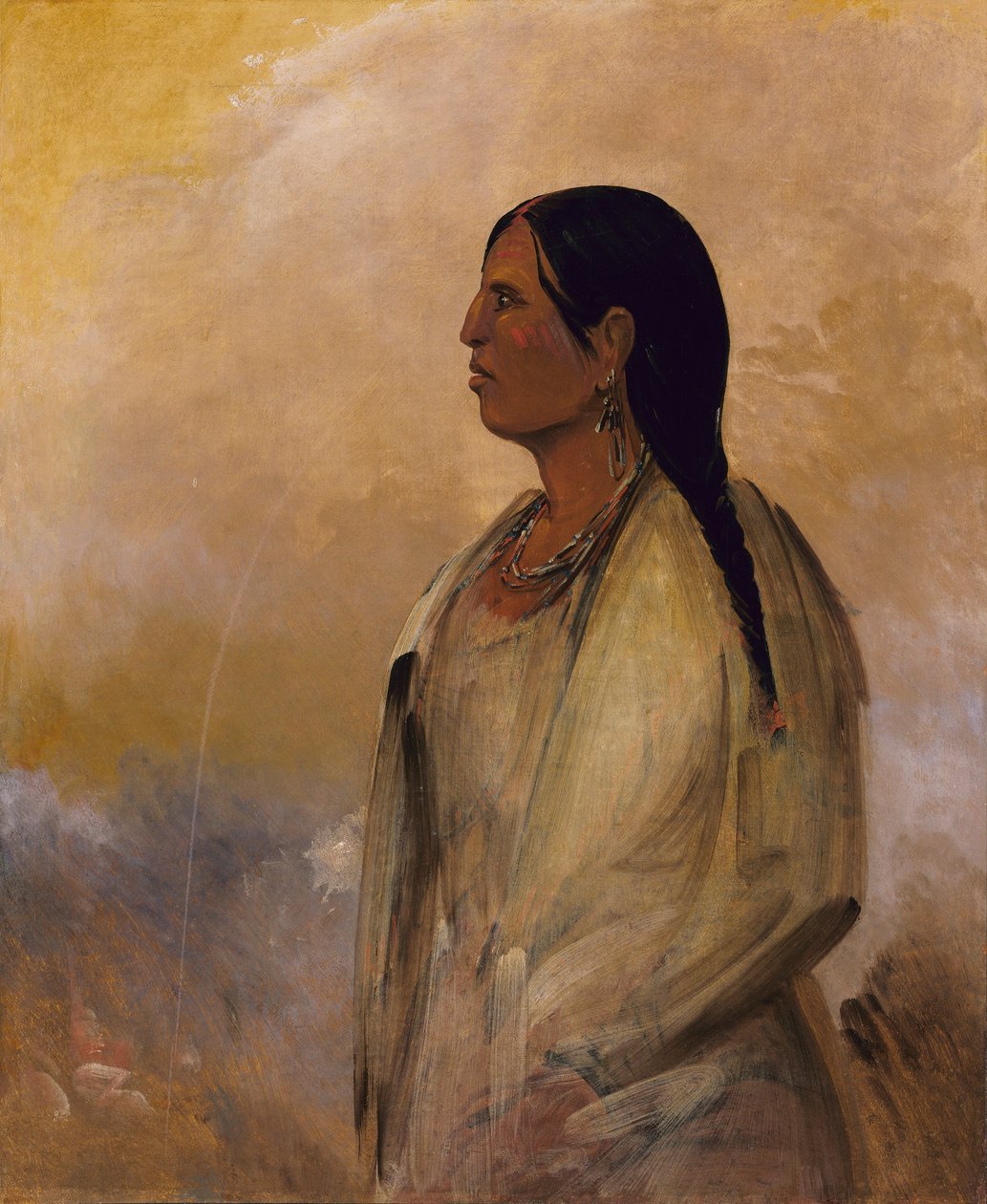En Choctaw-kvinde af George Catlin