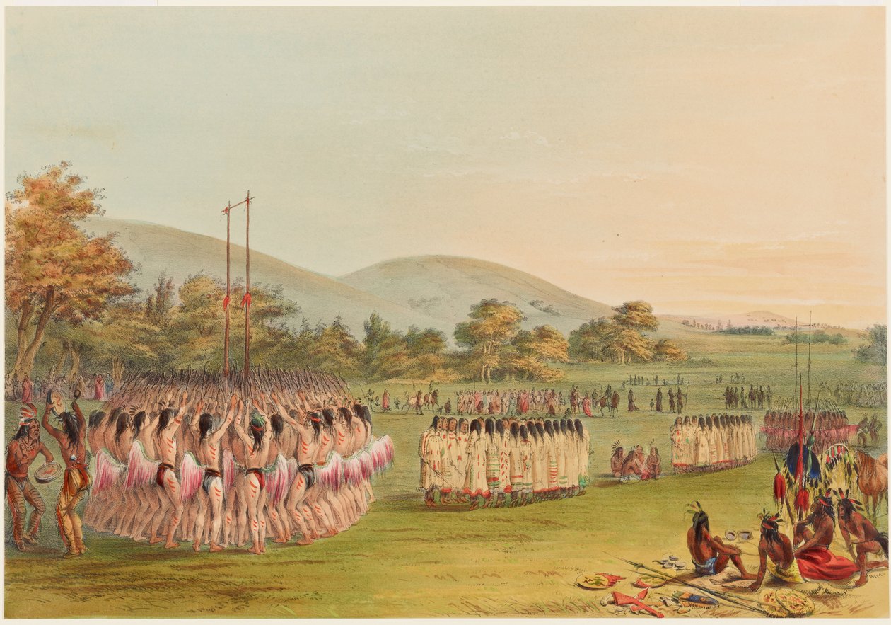 Boldspilsdans af George Catlin