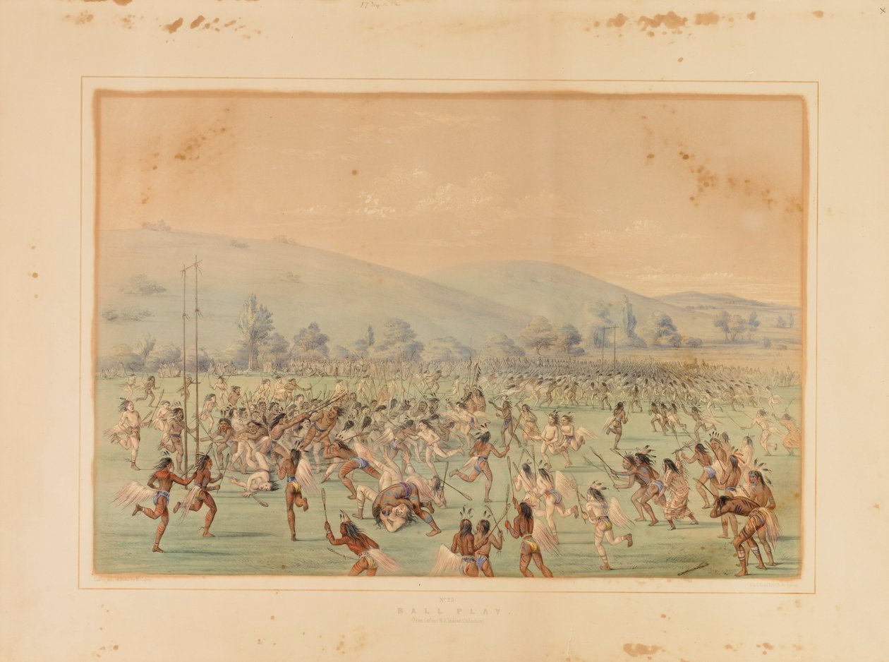 Boldspil - nr. 23 af George Catlin
