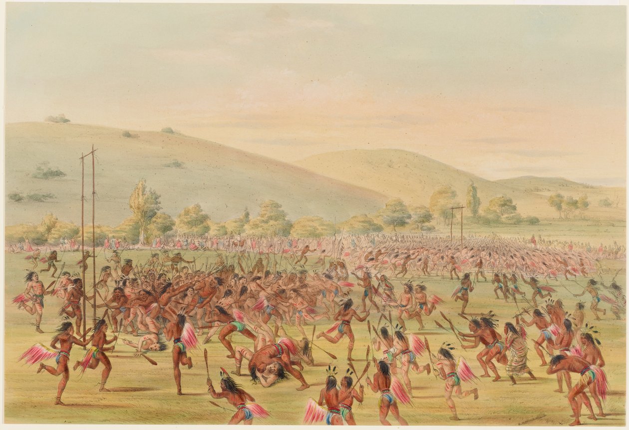 Boldspil af George Catlin