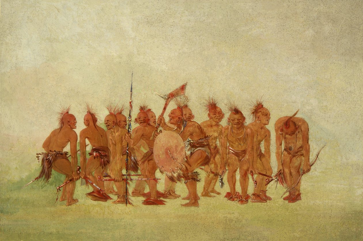 Tiggerdans, Sauk og Fox af George Catlin