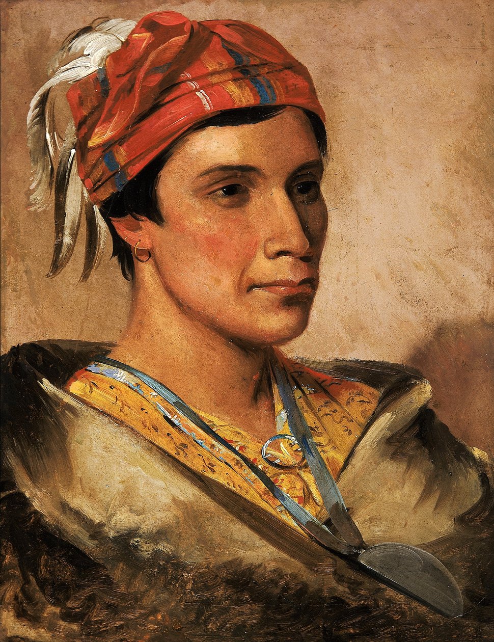 Brød, stammens høvding af George Catlin