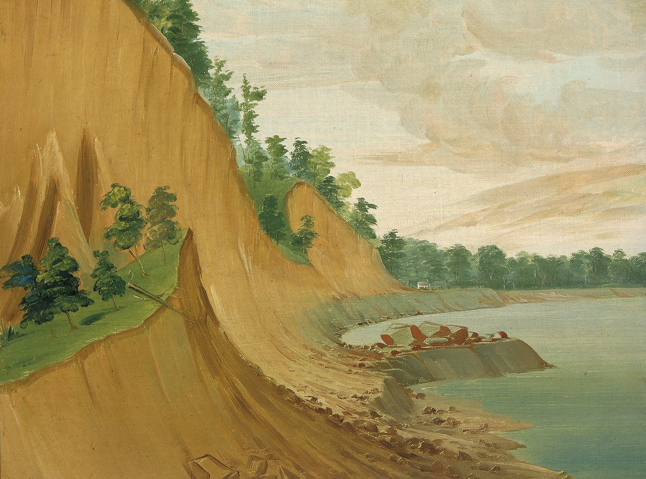 Cabanes handelshus, 930 kilometer over St. Louis af George Catlin