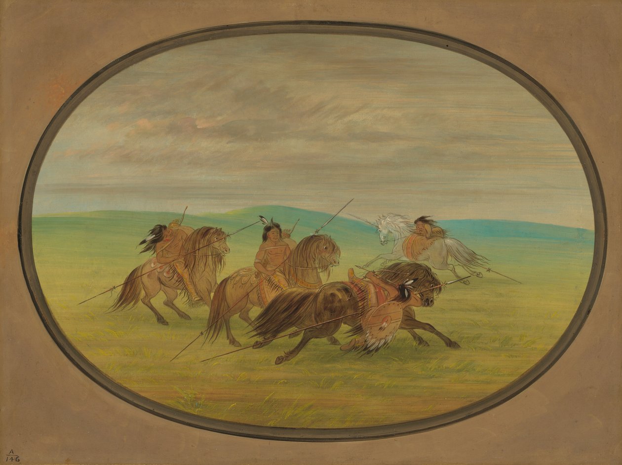 Comanche Horsemanship, 18611869. af George Catlin