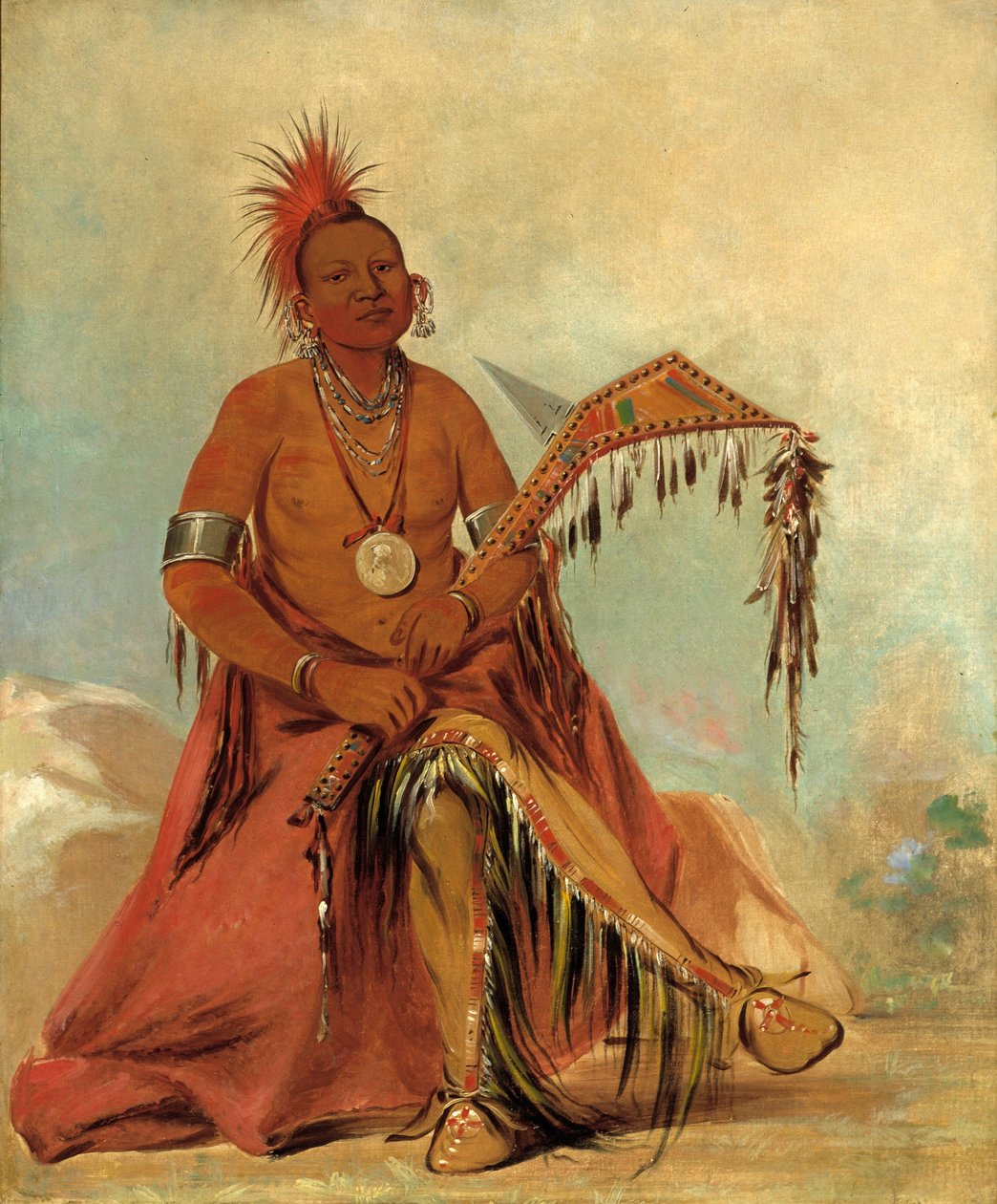 Cler-mónt, stammens første høvding af George Catlin