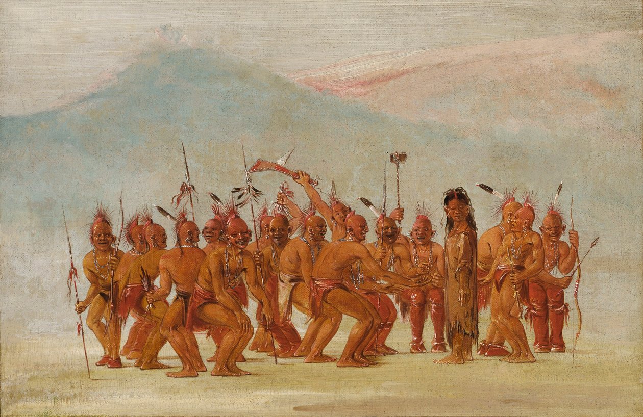 Dans til Berdash af George Catlin