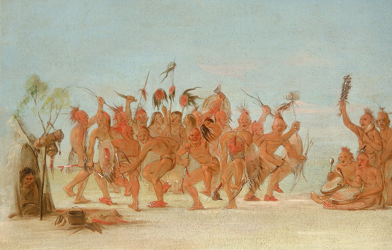 Dans til de modiges medicintaske af George Catlin