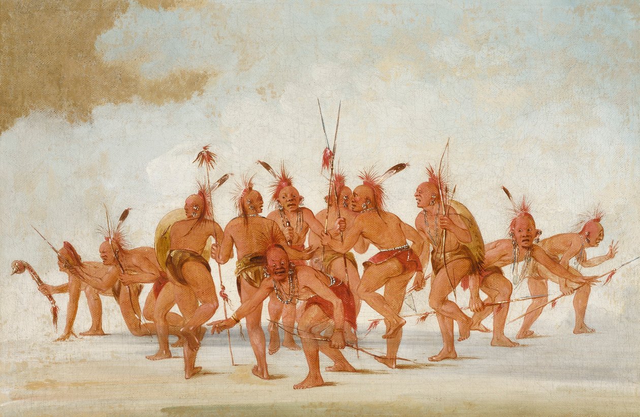 Discovery Dance, Sac og Fox af George Catlin
