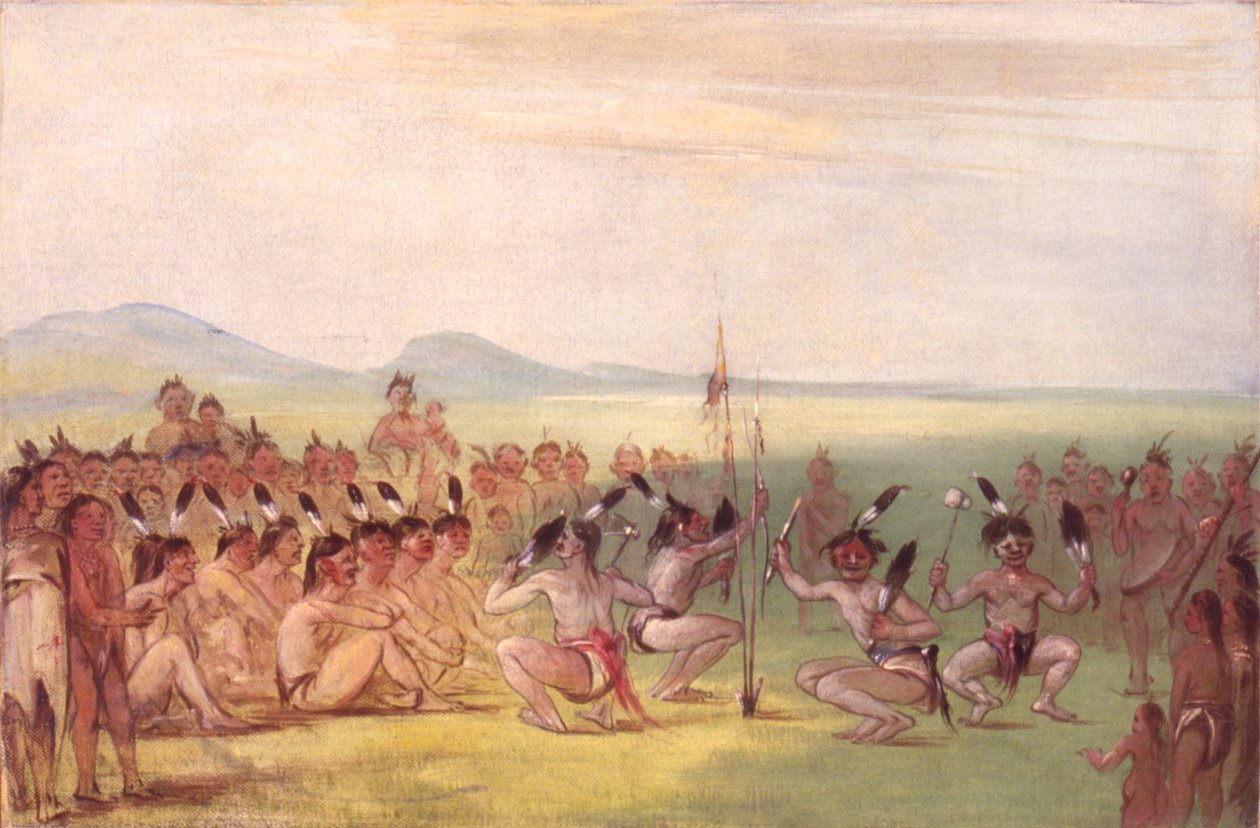 Ørnedans, Choctaw af George Catlin