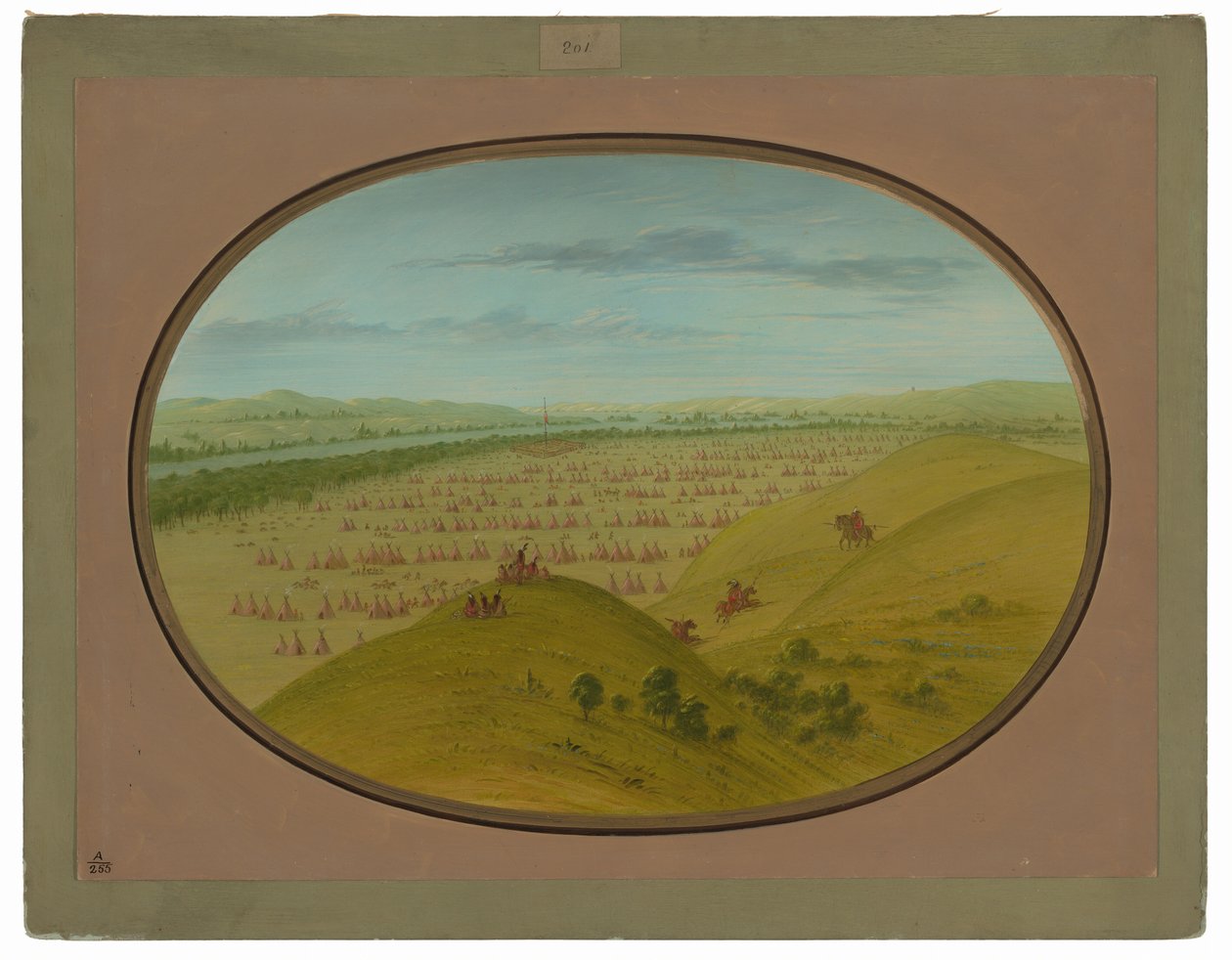 Fort sten af George Catlin