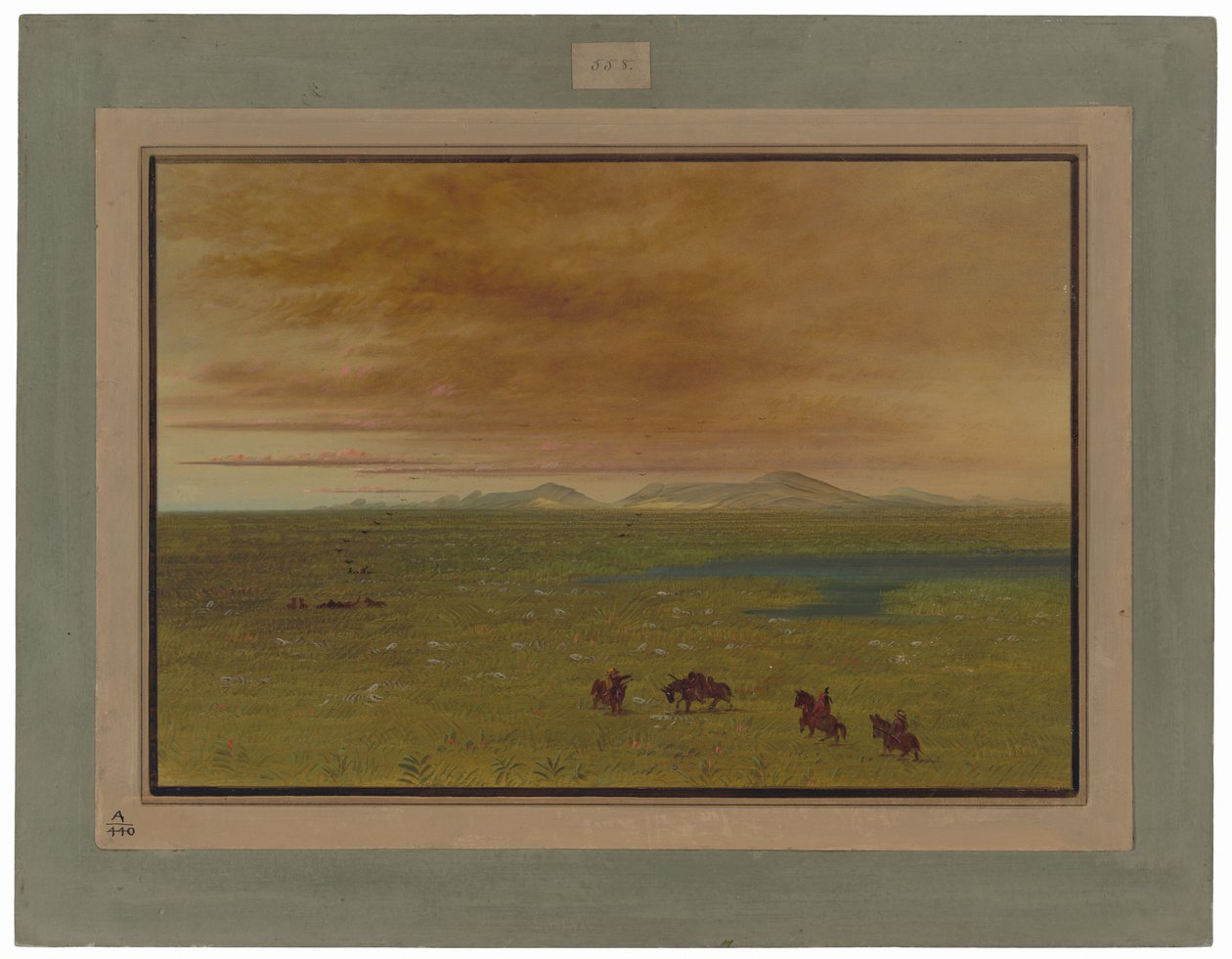 Fantastisk vaskehus, Pampa del Sacramento af George Catlin