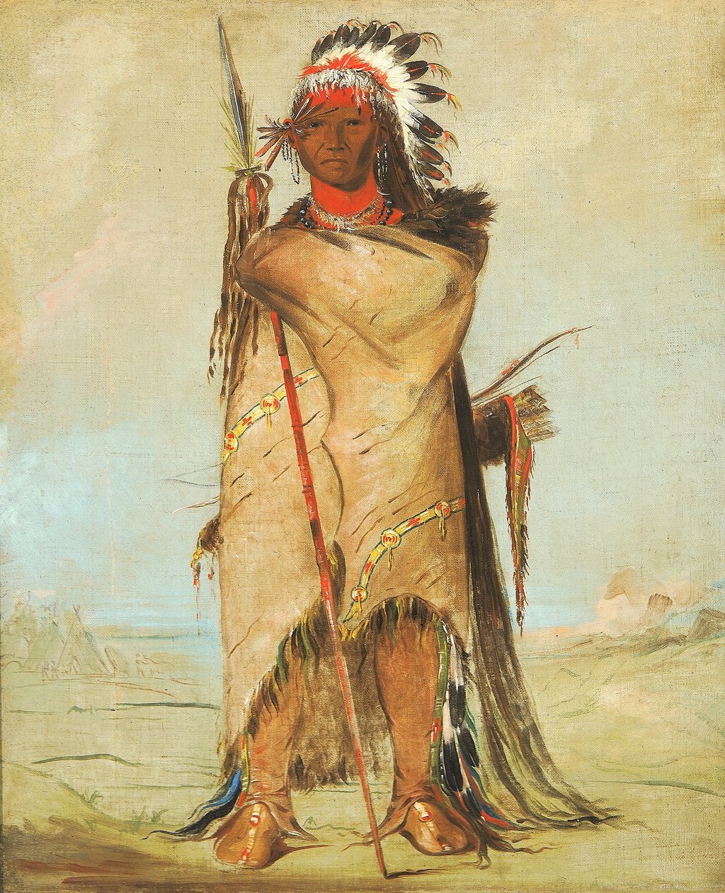 Snow-on-the-Lake, den modige af George Catlin