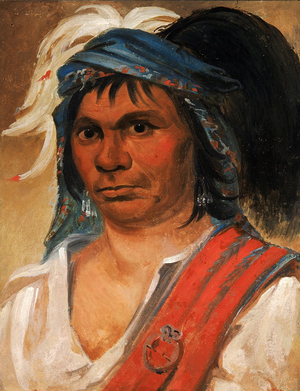 Hard Hickory, en elskværdig mand, 1831. af George Catlin