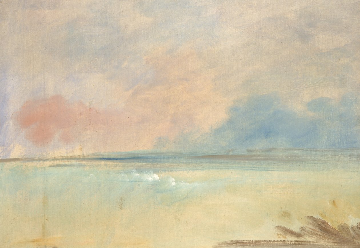 Landskabsbaggrund, 1846-1848. af George Catlin