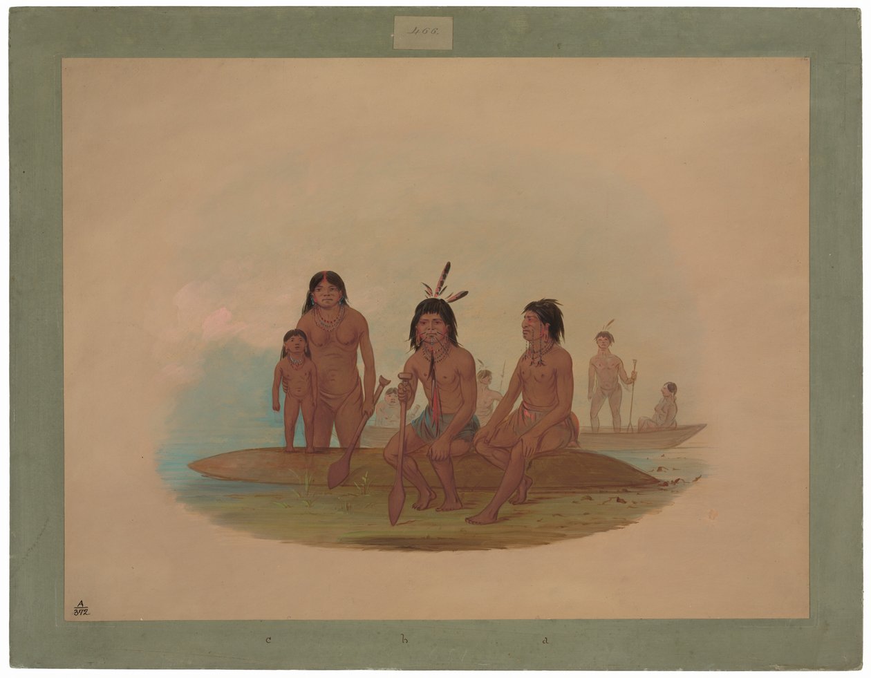 Marahua indianere af George Catlin