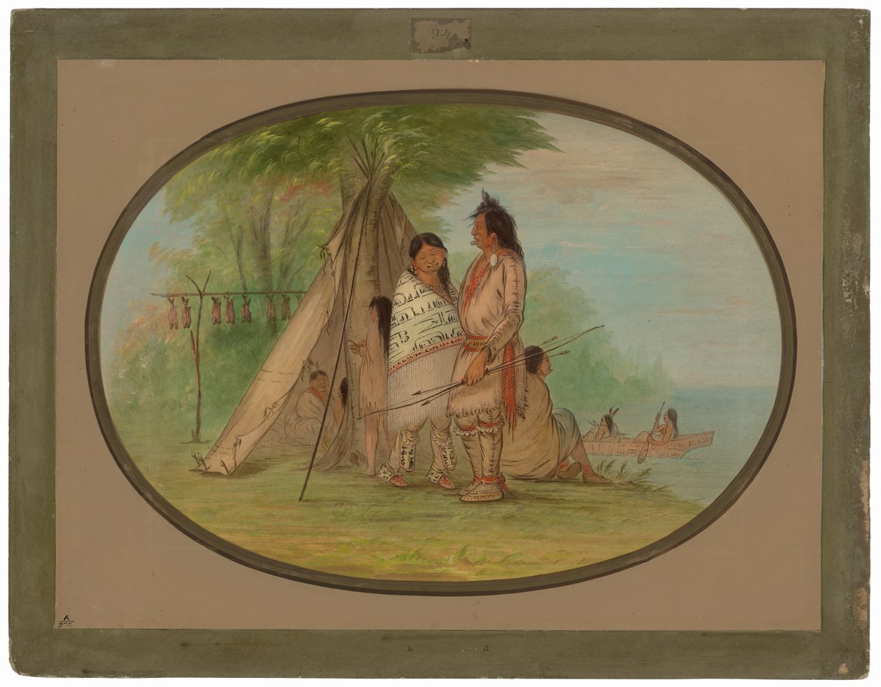 Nayas indianere af George Catlin