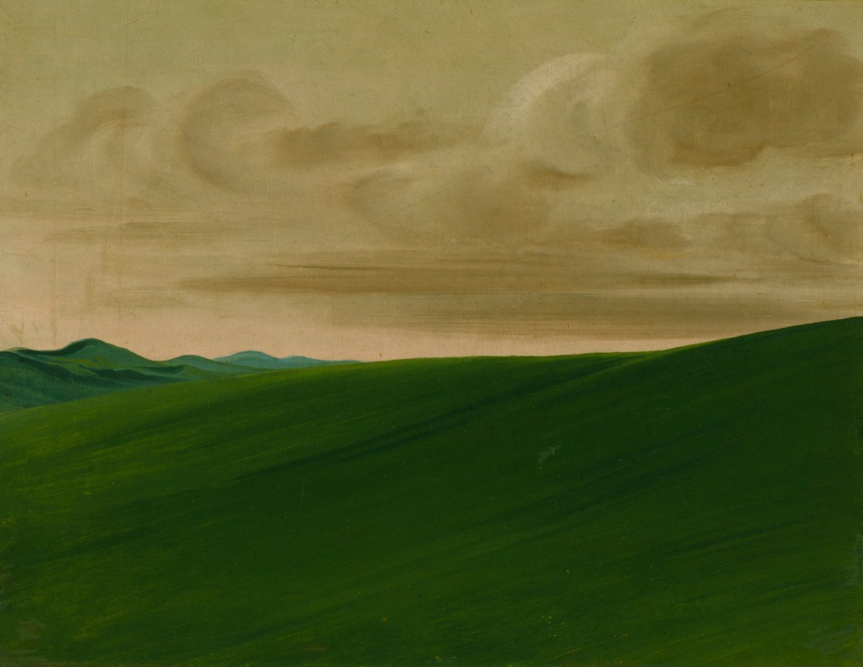 Nishnabottana Bluffs, Øvre Missouri af George Catlin
