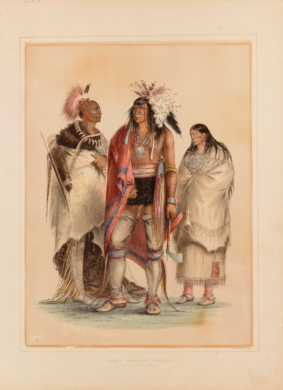 Nordamerikanske indianere - nr. 1 af George Catlin
