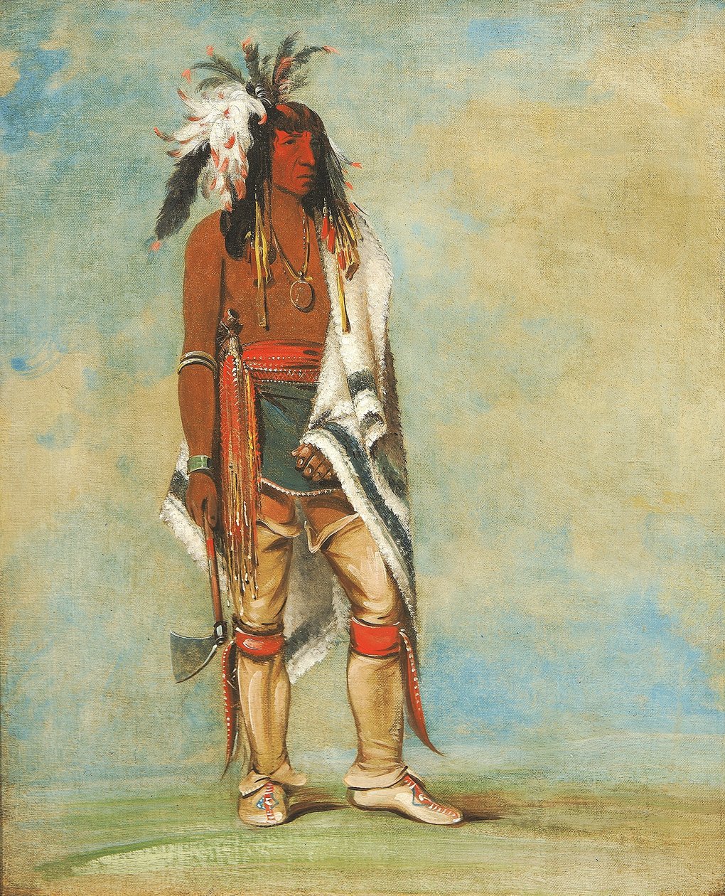 Nót-to-way, en høvding af George Catlin