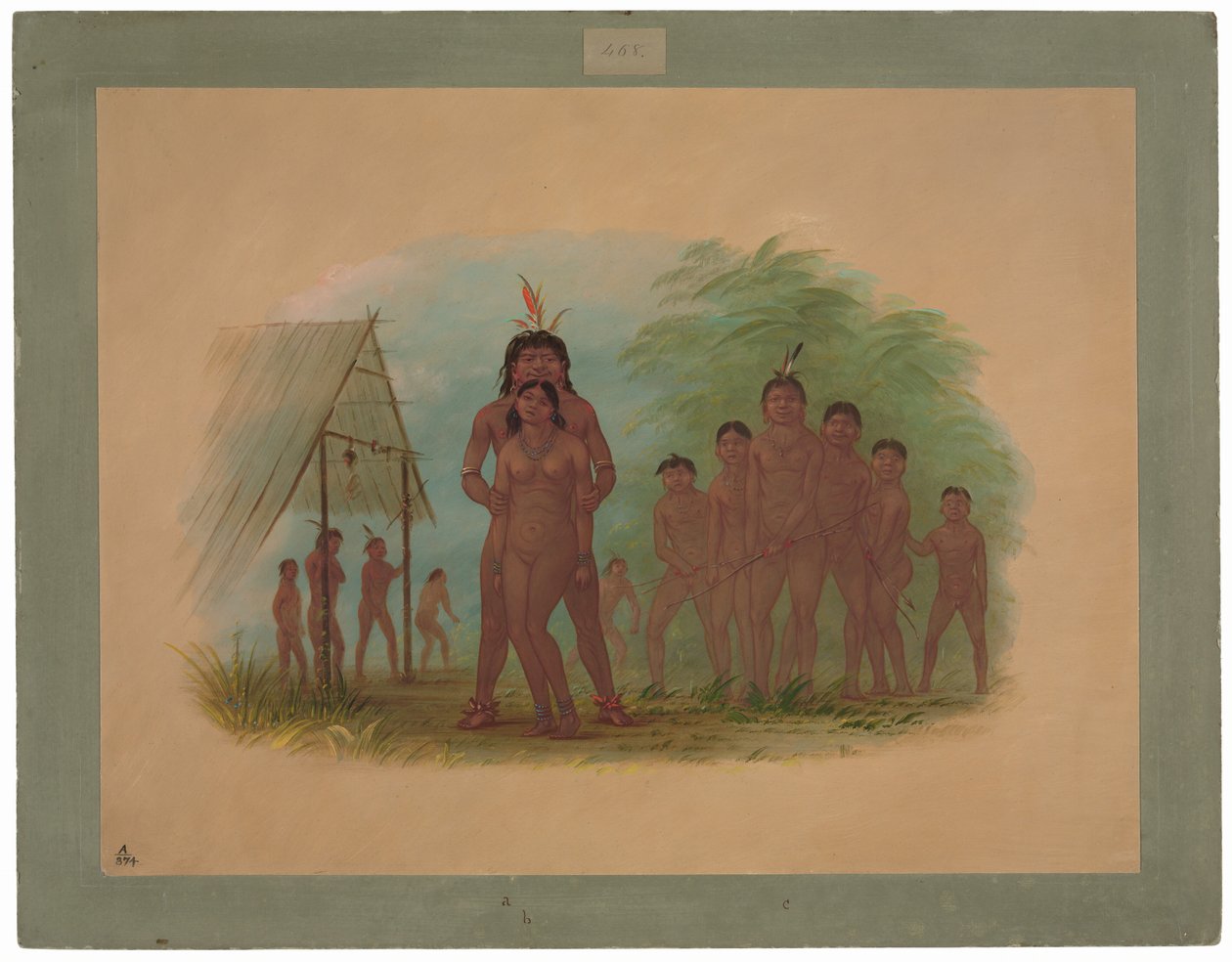 Orejona indianere af George Catlin