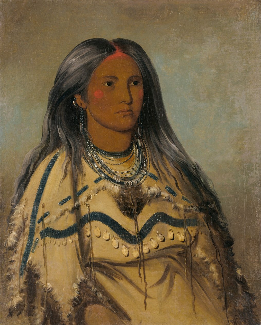 Sha-ko-ka-ka, Mint, den smukke pige af George Catlin