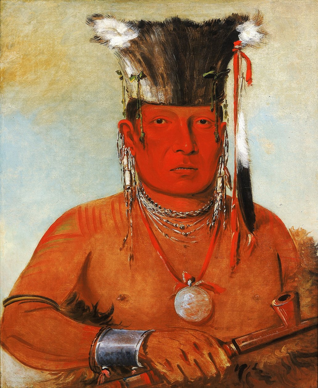 Sháw-da-mon-nee, der går han, en modig af George Catlin