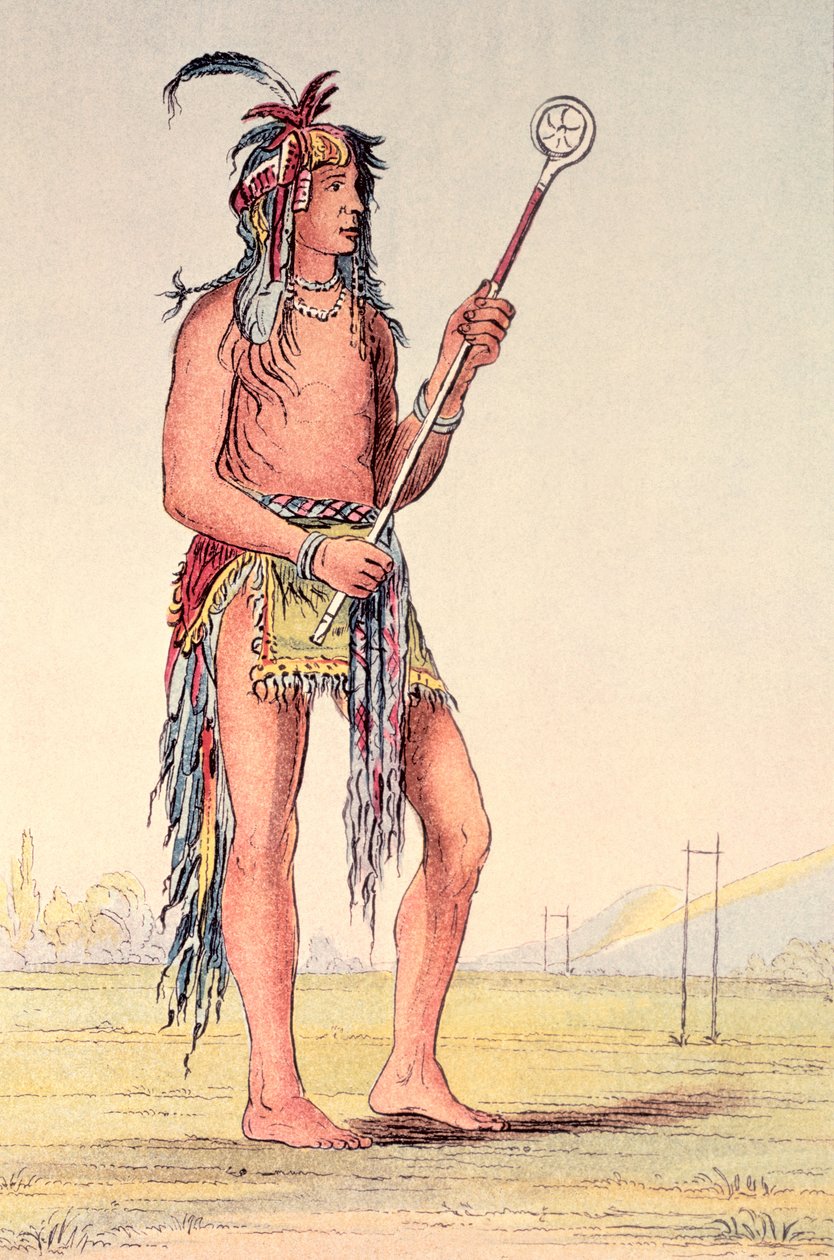 Sioux-boldspiller Ah-No-Je-Nange, 