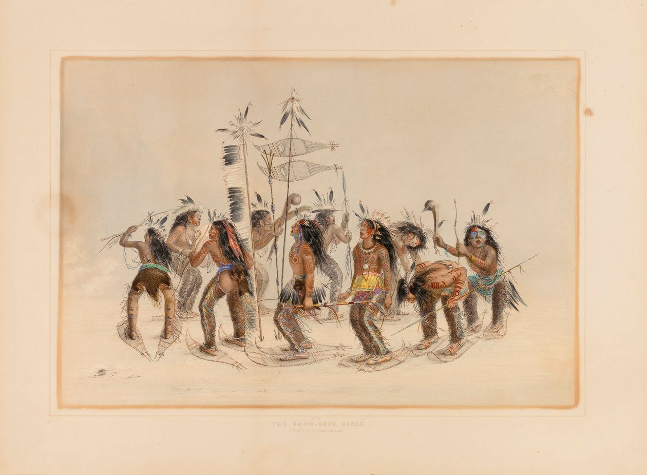 Snesko-dans - nr. 14 af George Catlin
