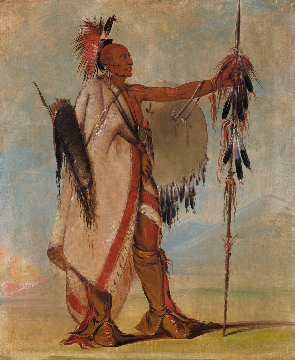 Tál-lee, en udmærket kriger af George Catlin