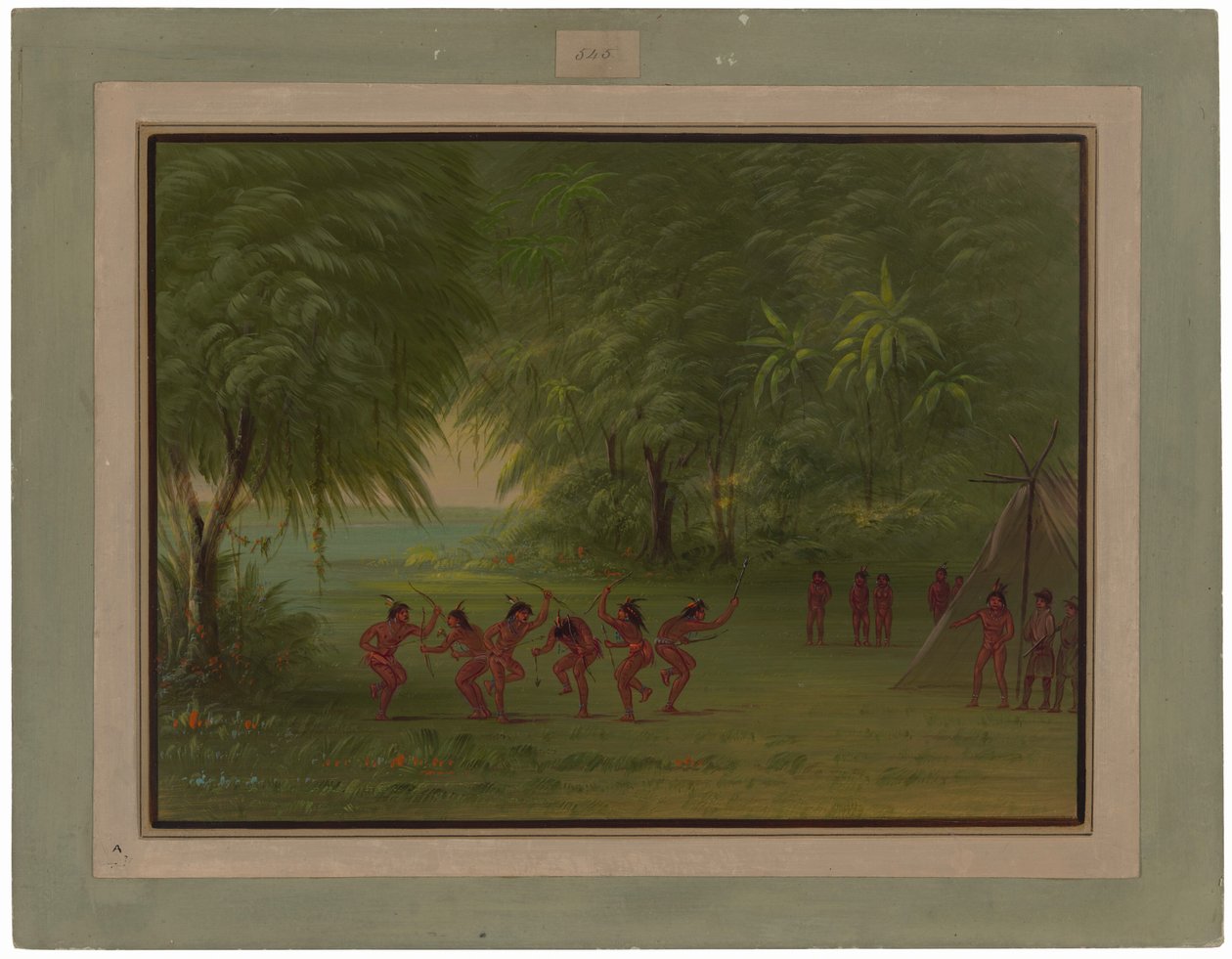 Tapuya-lejr af George Catlin